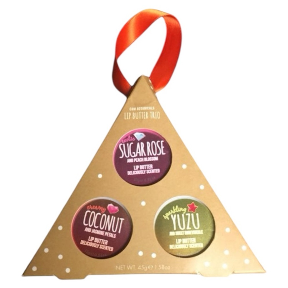 Lip Butter Trio Holiday Ornament Gift Set